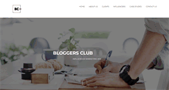 Desktop Screenshot of bloggersclub.com